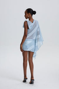 Markéta Skye Shimmer Asymmetrical Dress