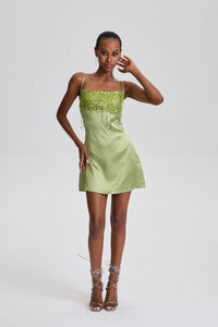 Haast Resort Yasmin Hand Beaded Mini Dress