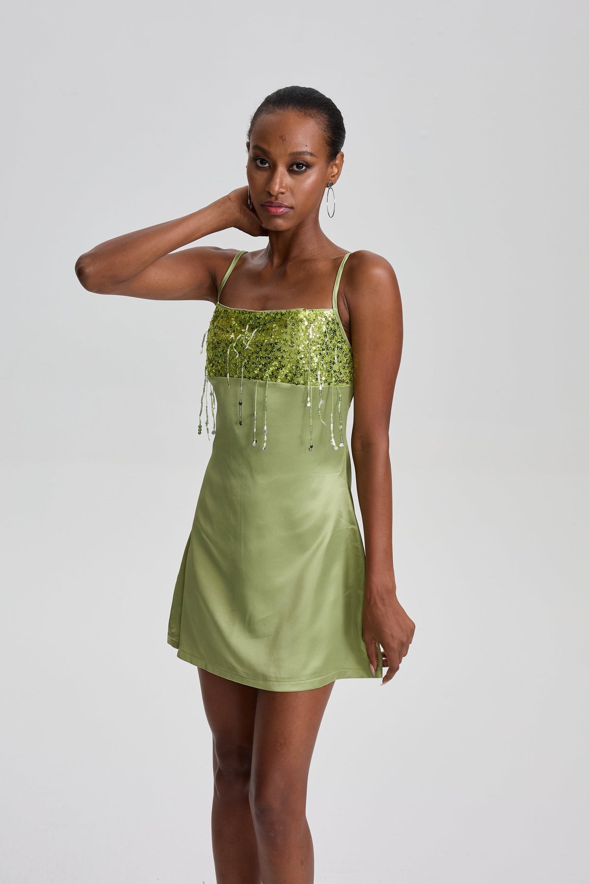 Haast Resort Yasmin Hand Beaded Mini Dress