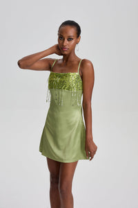 Haast Resort Yasmin Hand Beaded Mini Dress