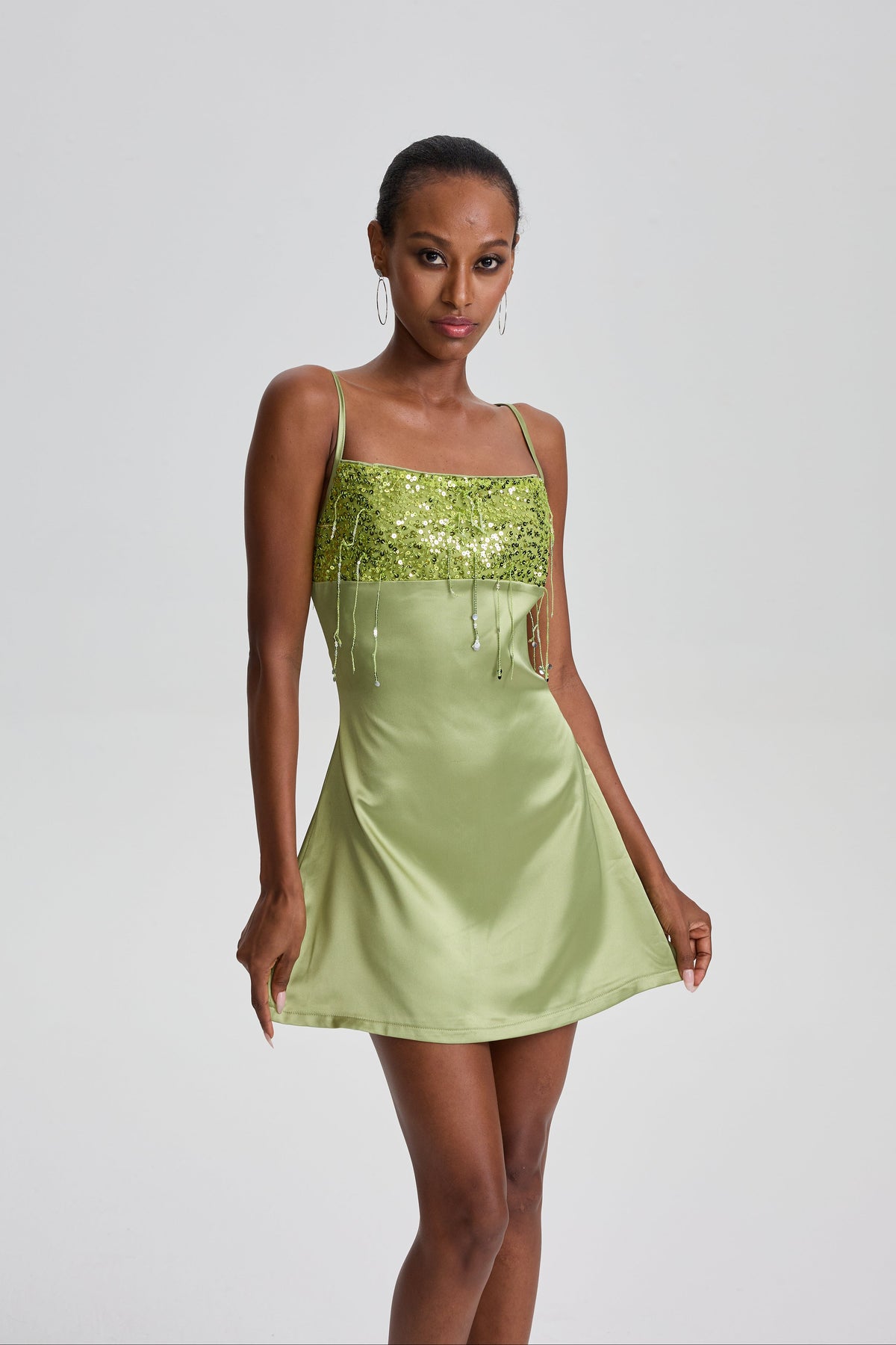 Haast Resort Yasmin Hand Beaded Mini Dress