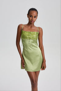 Haast Resort Yasmin Hand Beaded Mini Dress