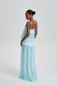 Bosede Spaghetti Strap Tiered Maxi Dress