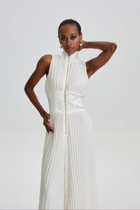 Elowen Zipper Ruch Jumpsuit