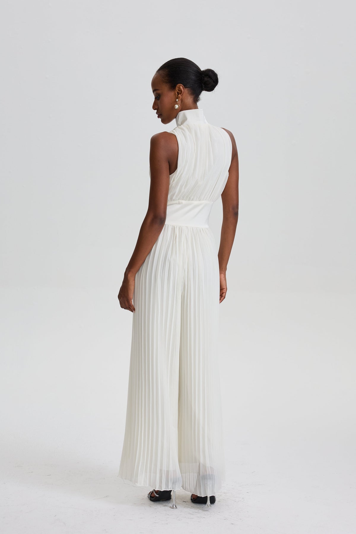 Elowen Zipper Ruch Jumpsuit