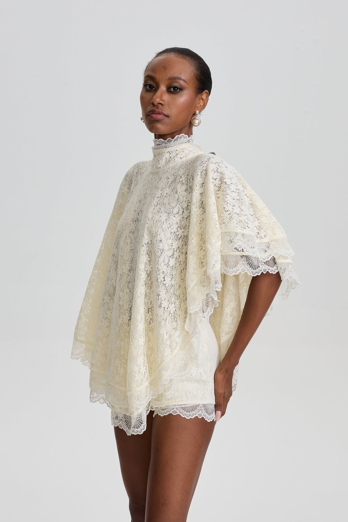 Hattie Loose Batwing Sleeve Two‑Piece Outfit