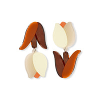 Salamando Acrylic Handmade Multi-Layer Tulip Earrings