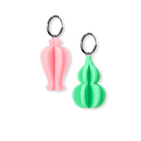 Fountanis Acrylic Handmade 3D Vase Earrings