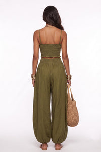 Imelda Smocking Cropped Knickerbockers Sets
