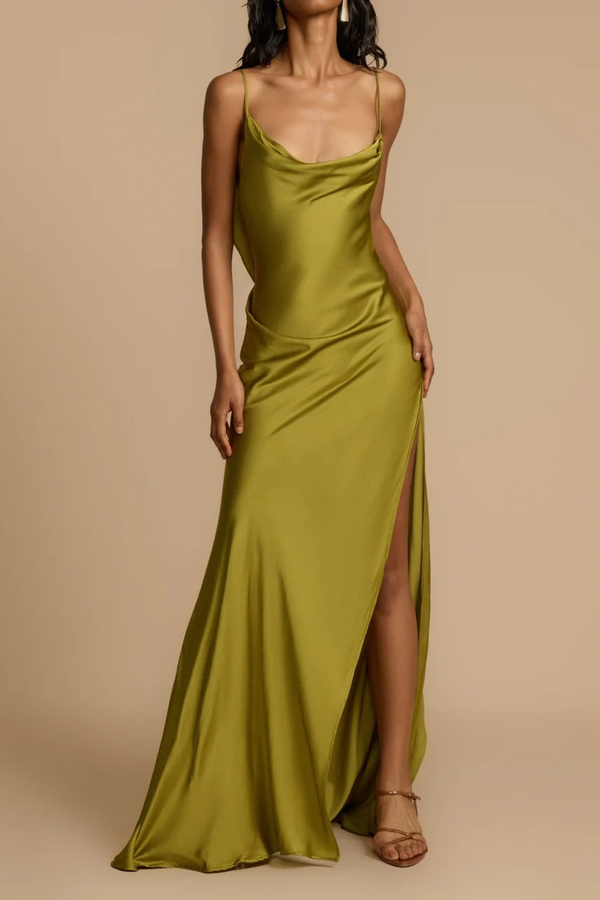 Jamini Side High Slit Maxi Dress