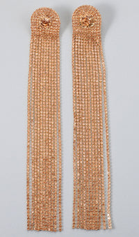Avala MULTI DIAMANTE TASSEL EARRINGS IN GOLD