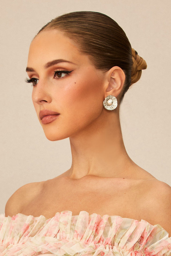 Fullynias Shell Pearl Earrings