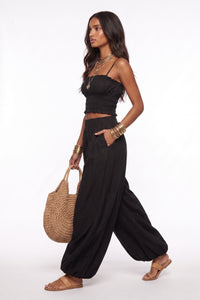Imelda Smocking Cropped Knickerbockers Sets