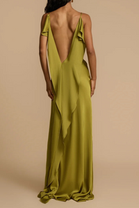 Jamini Side High Slit Maxi Dress