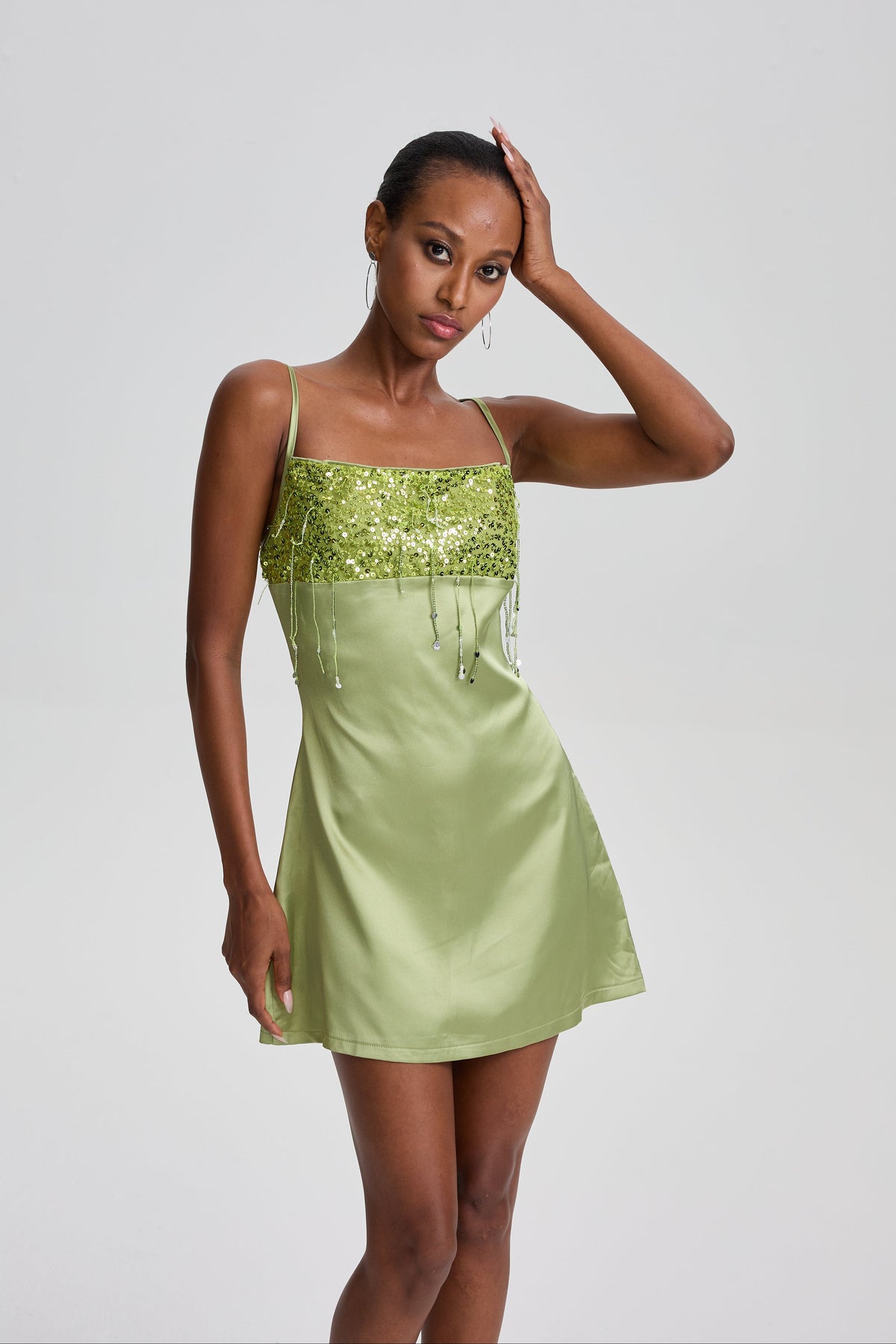 Haast Resort Yasmin Hand Beaded Mini Dress