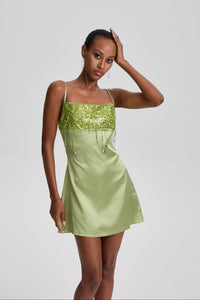 Haast Resort Yasmin Hand Beaded Mini Dress