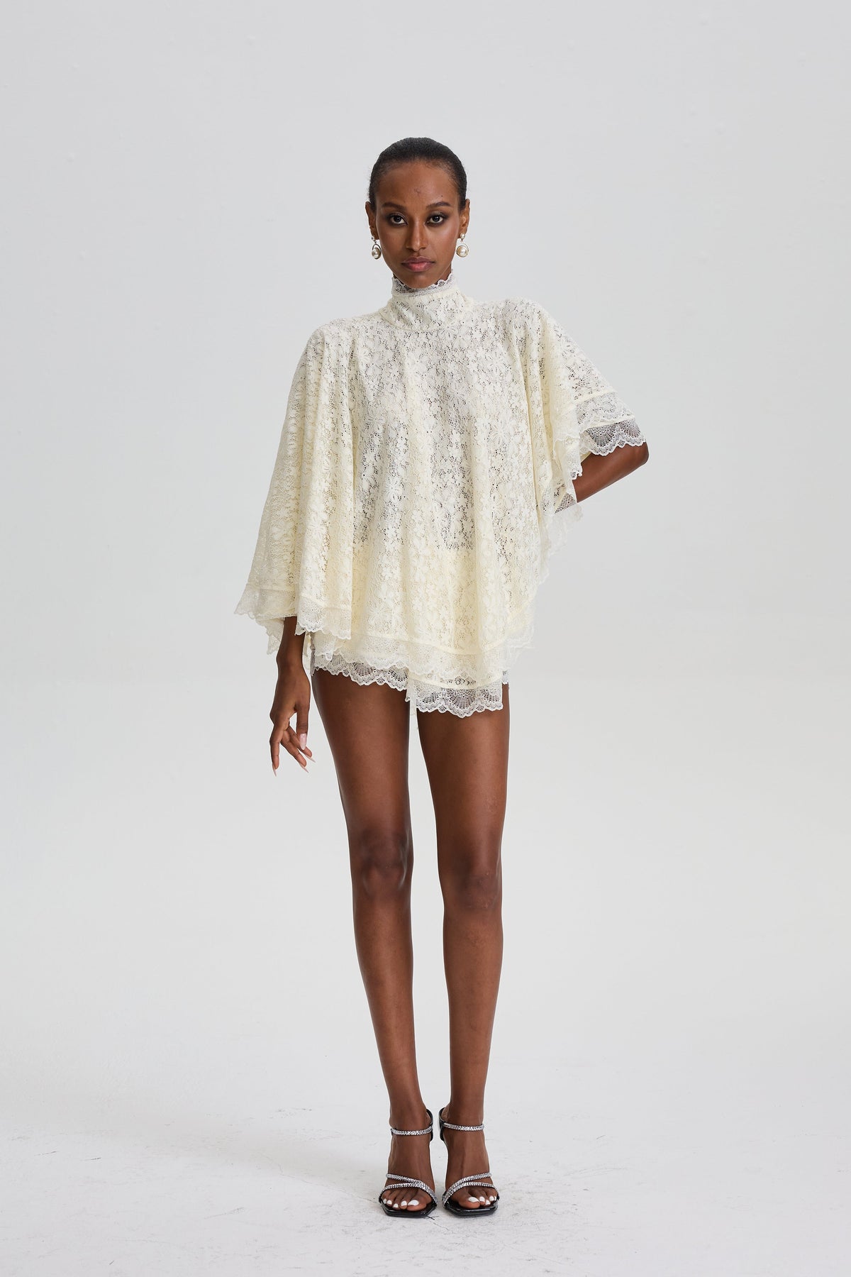 Hattie Loose Batwing Sleeve Two‑Piece Outfit