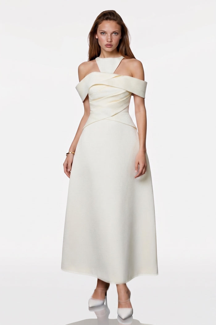 Avineo Off Shoulder Deconstruct Maxi Dress