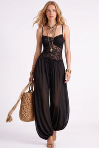Katie Spaghetti Lace Jumpsuit