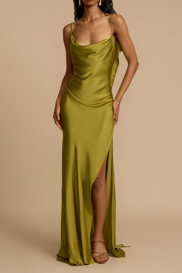 Jamini Side High Slit Maxi Dress