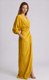 The Lequvo Elegant Wrap Maxi Dress in Six Color