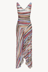 Hardmod Sleeveless Stripe  Maxi Dress