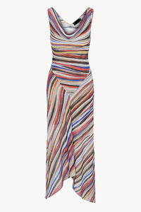 Hardmod Sleeveless Stripe  Maxi Dress