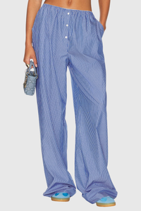Zosano Spaghetti Stripe Pants Set