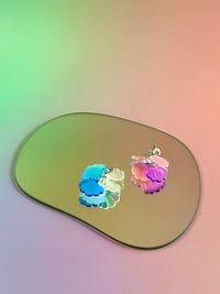 Quavous Acrylic Handmade 3D Shell Earrings