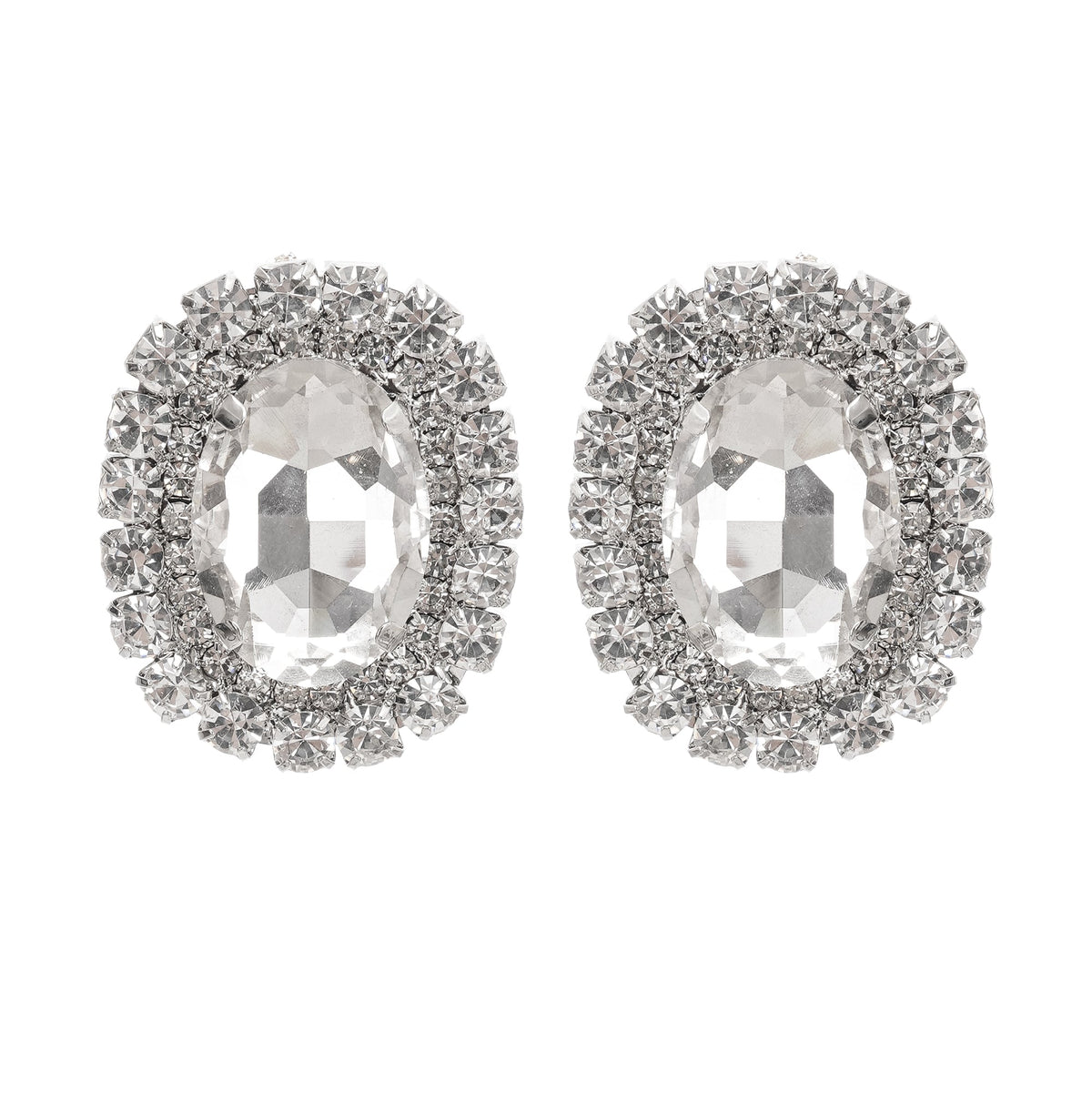 Paulina crystal-embellished earrings