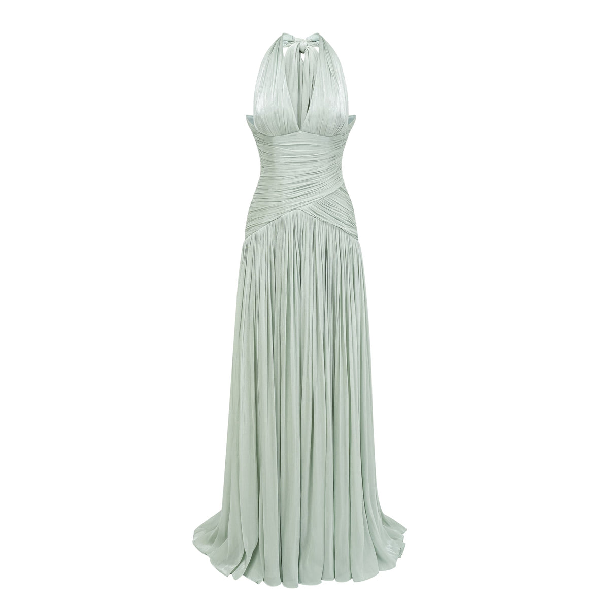 Kolusina Mint Green Gathered Maxi Dress