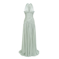 Kolusina Mint Green Gathered Maxi Dress