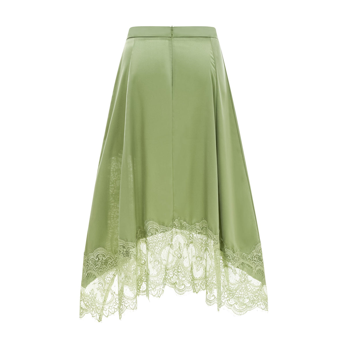 Flamingzo Green Lace Panel Top & Skirt Set