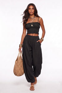 Imelda Smocking Cropped Knickerbockers Sets