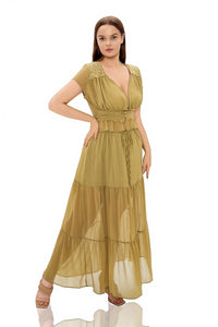 Deborah Crop Lace Skirt Set