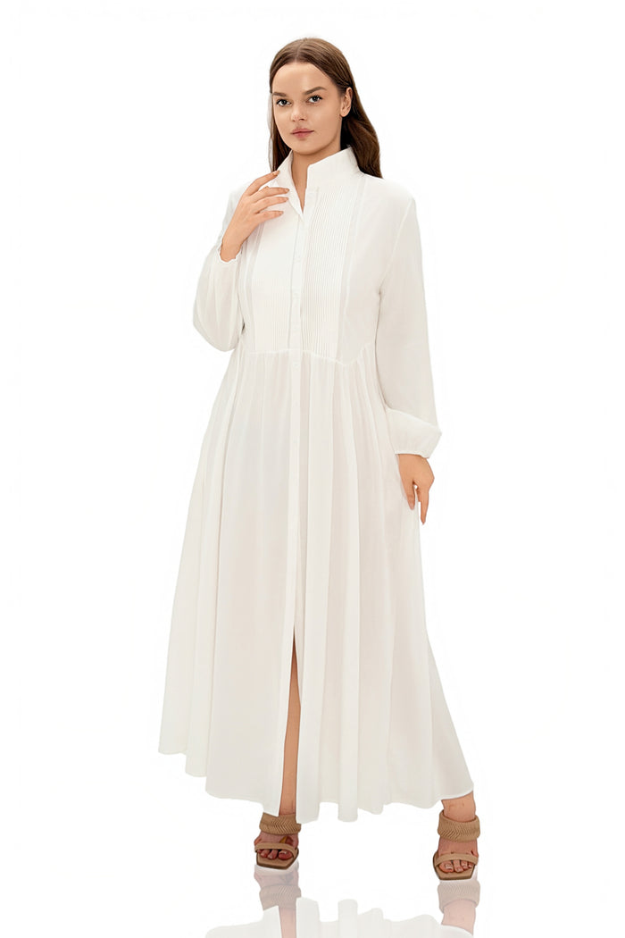 Firdaus Plunge Ruch Maxi Dress