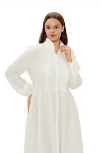 Firdaus Plunge Ruch Maxi Dress