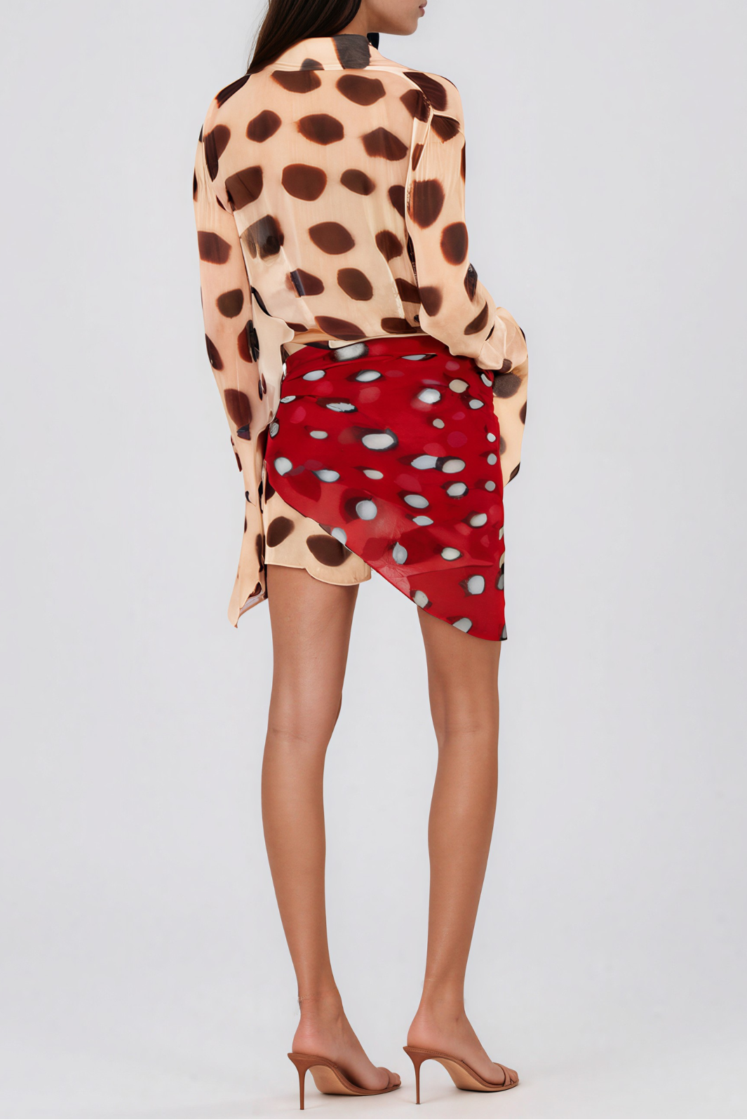Duolo Print Mini Shirt Dress