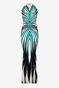 Liboniou Print Cut-Out High Waist Jumpsuit