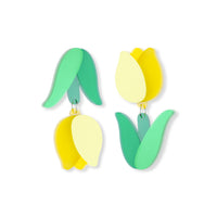 Salamando Acrylic Handmade Multi-Layer Tulip Earrings
