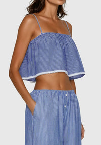 Zosano Spaghetti Stripe Pants Set