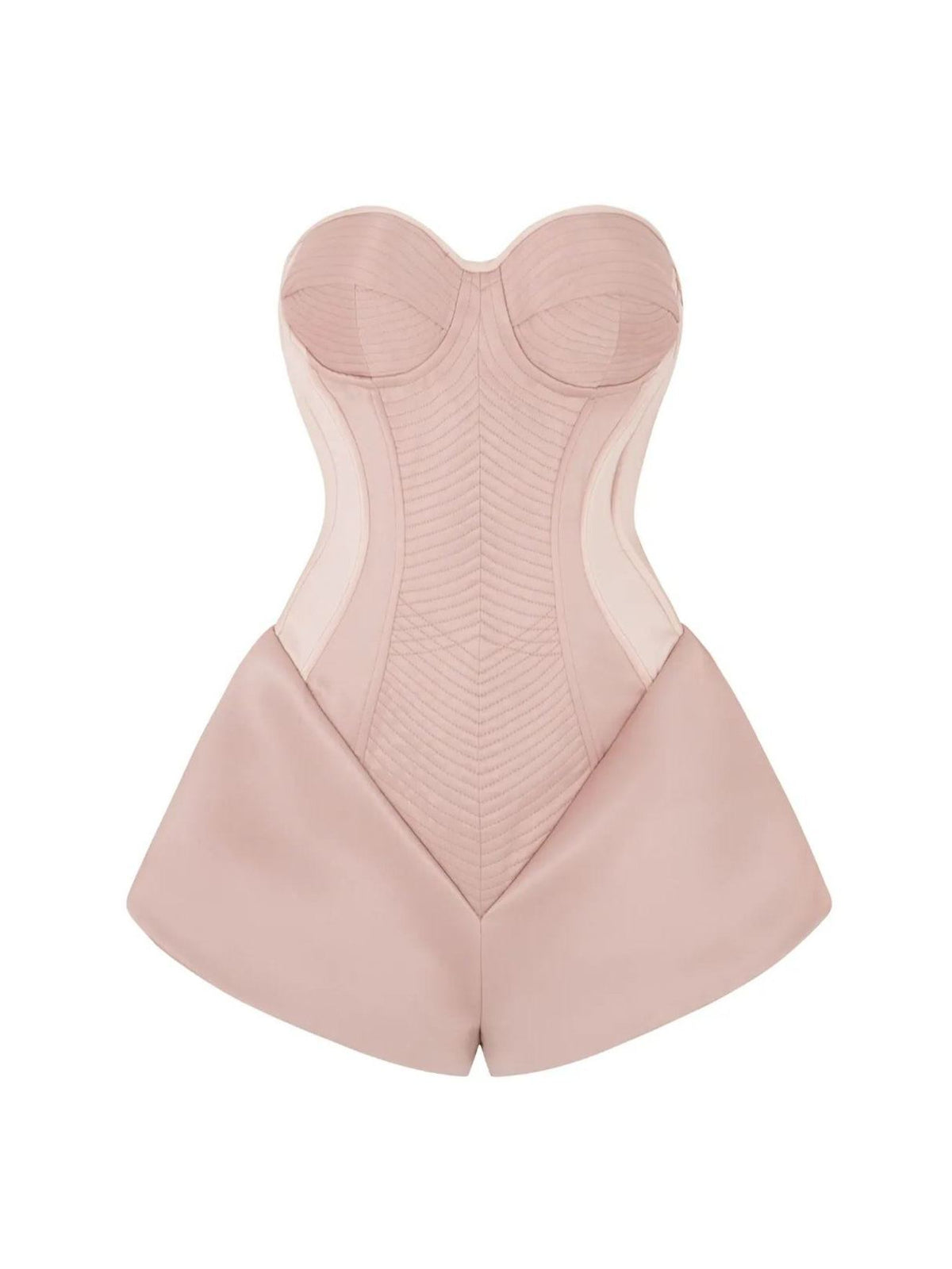 Dumitrita Strapless Silky Playsuit