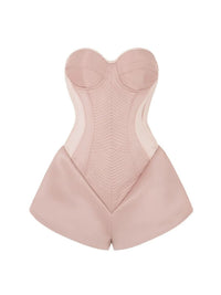 Dumitrita Strapless Silky Playsuit