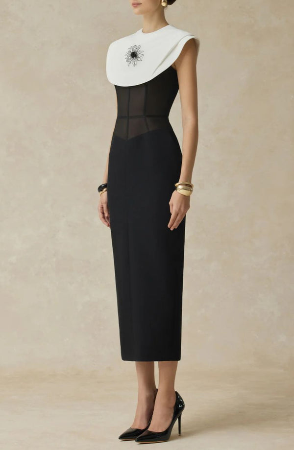 Fabienne Corset Bodycon Midi Dress