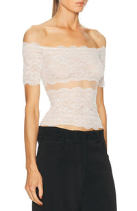 Michalina Off Shoulder Lace Top