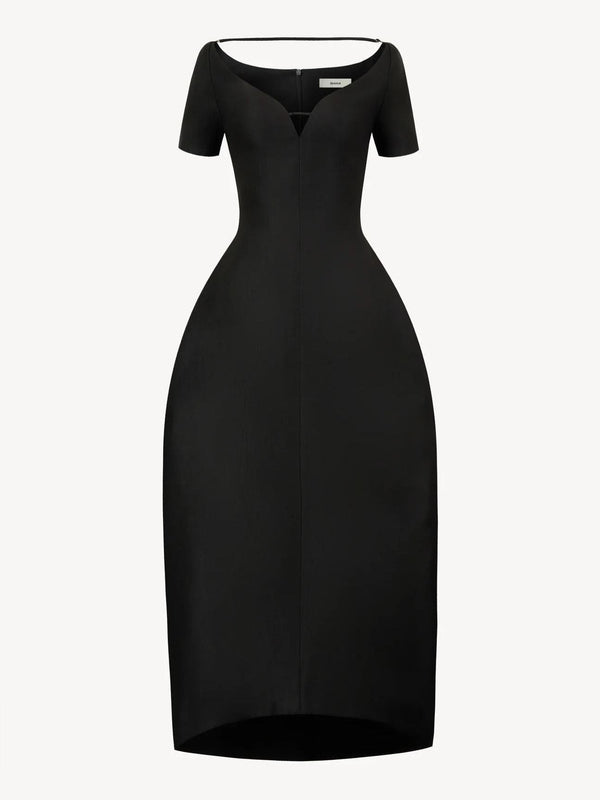Salaro Mermaid Plunge Midi Dress