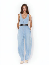 Ivona Sleeveless Denim Jumpsuit