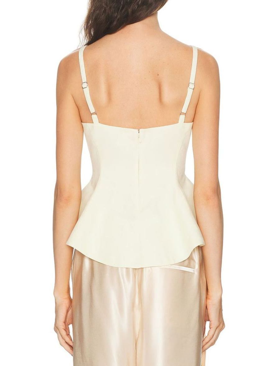 Hermokrates Spaghetti Ruffle Pants Set
