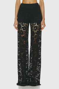 Palisuzukey Floral Lace Pants Set
