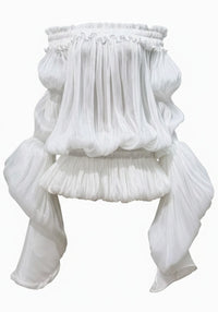 Goselia Off Shoulder Ruffle Mini Dress